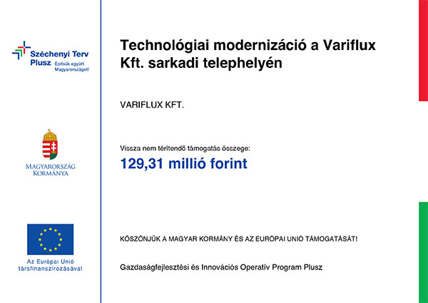 A pályázathoz kapcsolódó támogatási arculati elem